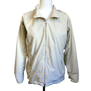 TILLEY ENDURABLES Long Sleeve Nylon Jacket with Hood Womens Medium Cream Ivory
